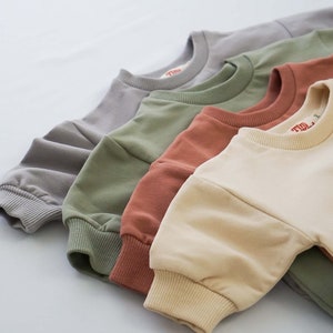 Baby Sweatshirt Romper Personalized Sweatshirt for Infants image 5