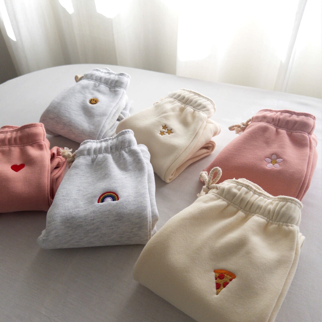 Sweatpants Embroidery Addon Etsy
