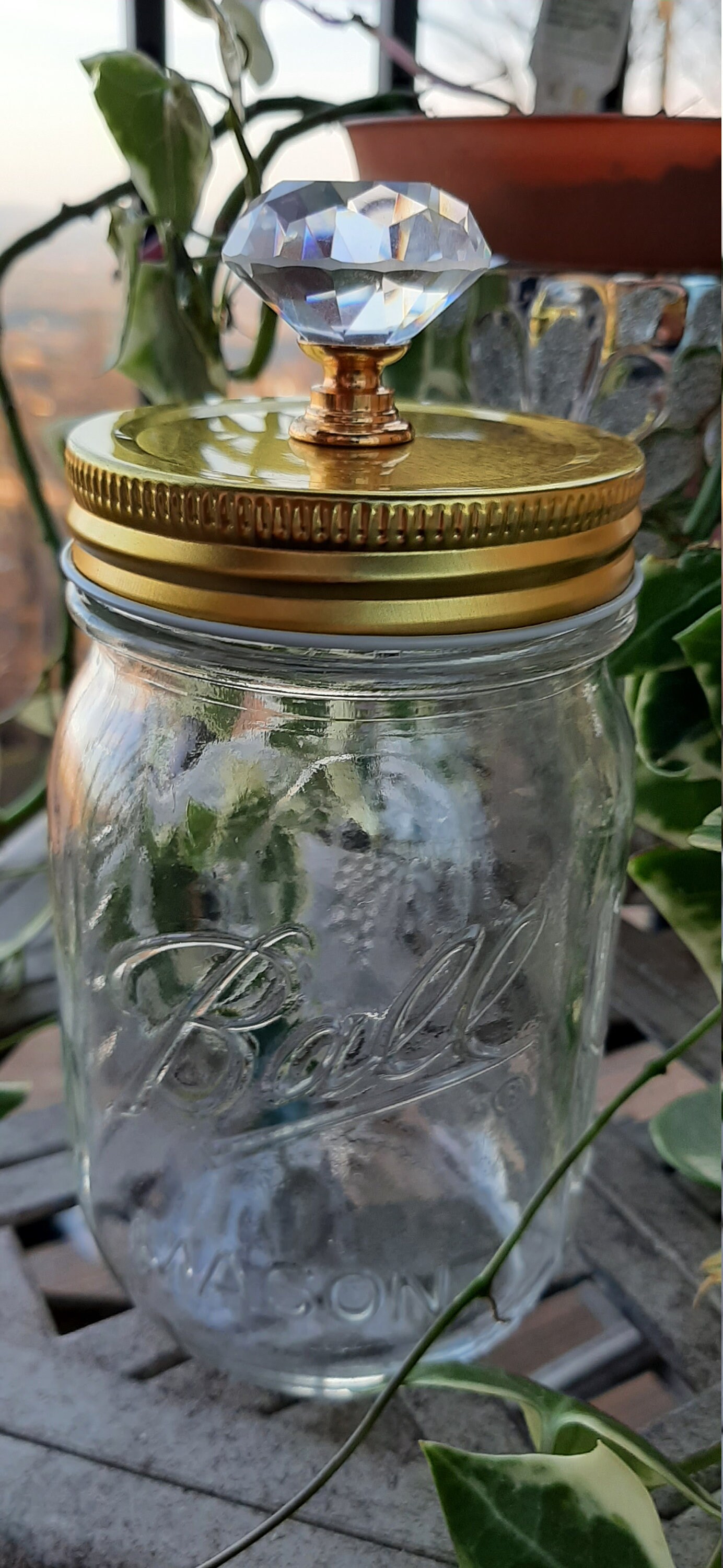 Regular size gold metal decorative Mason jar lid Etsy