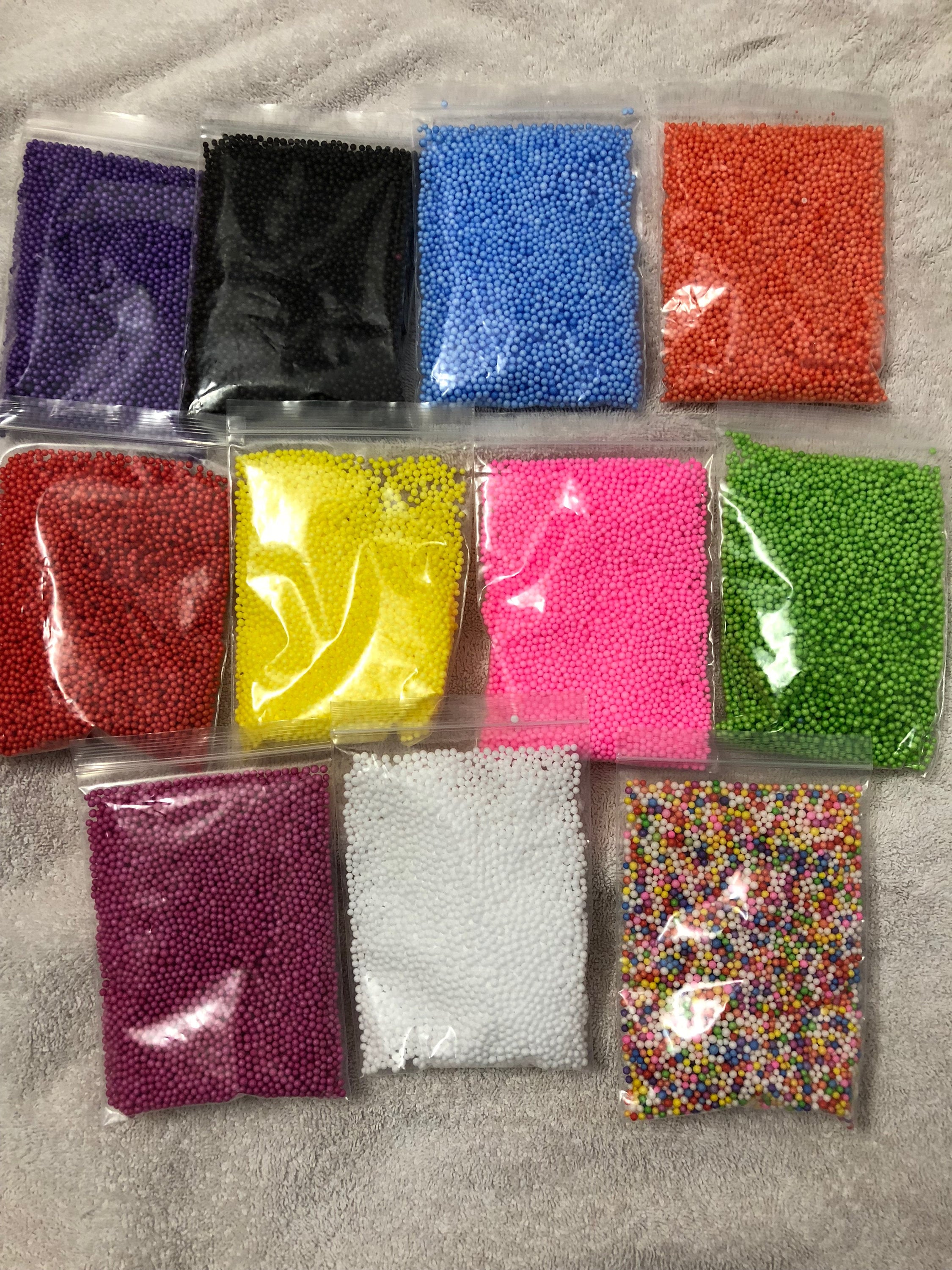 Foam Balls Foam Balls for Slime Small Mini Floam Beads Cheap Multicolor