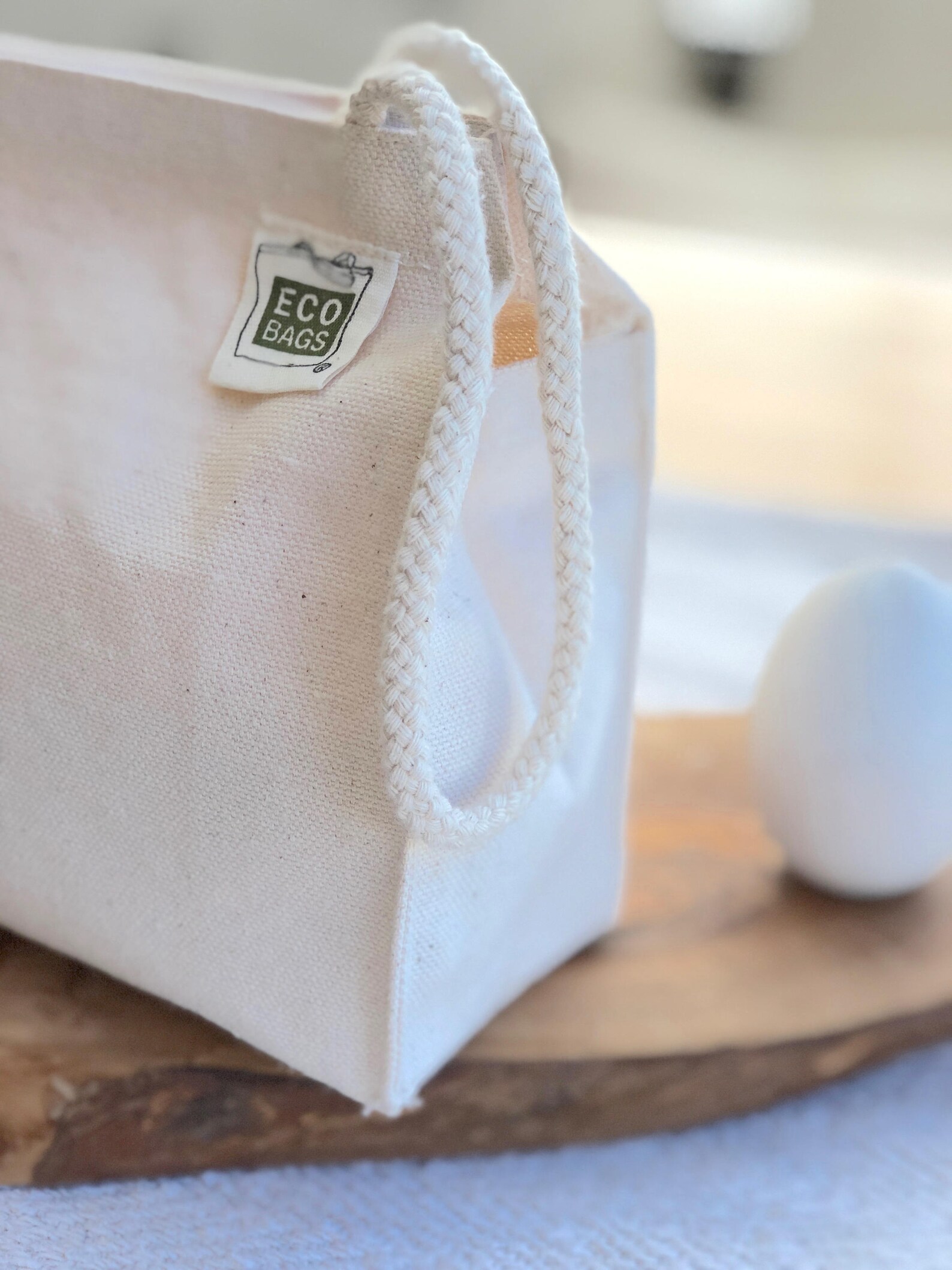 Snack lunch bag ECOBag mini lunch sack natural cotton Etsy