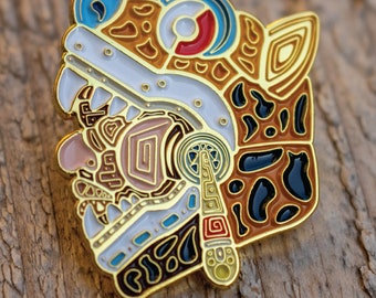 Jaguar Warrior Enamel Pin