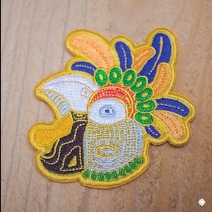 Macaw Embroidered Patch