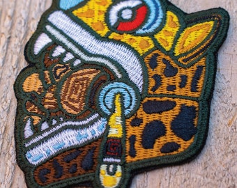 Jaguar Warrior Embroidered Patch