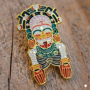 Mictlanteuchtli Enamel Pin