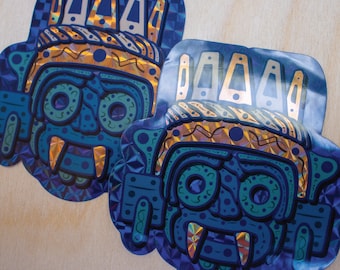 Prismatic Tlaloc Vinyl Sticker