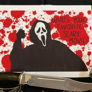 Scary Movie Killer Print // Horror // Halloween
