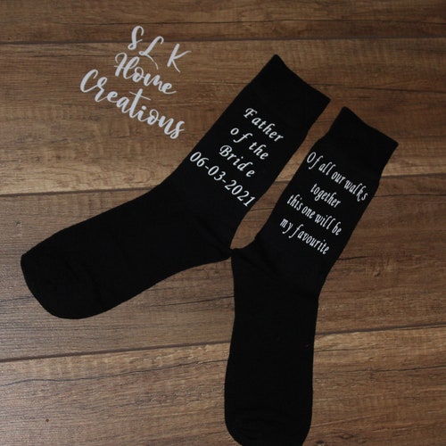 Brother of the Bride Gift of All Our Walks OR Special Socks - Etsy