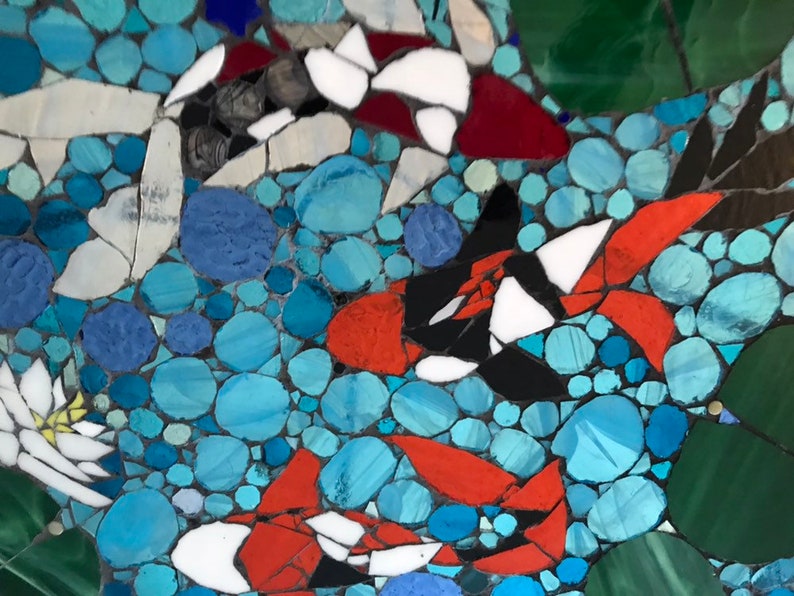 Koi Fish Pond Tabletop Etsy