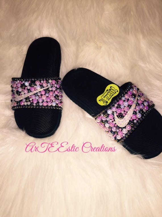 pearl nike slides