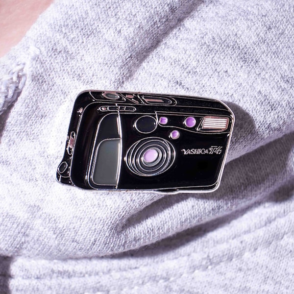 Yashica T4 T5 Super 35mm Film Camera Enamel Pin