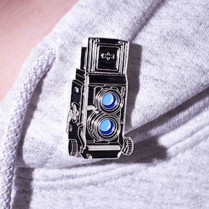Mamiya C330 Medium Format 120mm Film Camera Enamel Pin