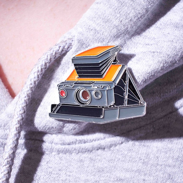 Polaroid SX-70 SX70 Land Film Instant Camera Enamel Pin