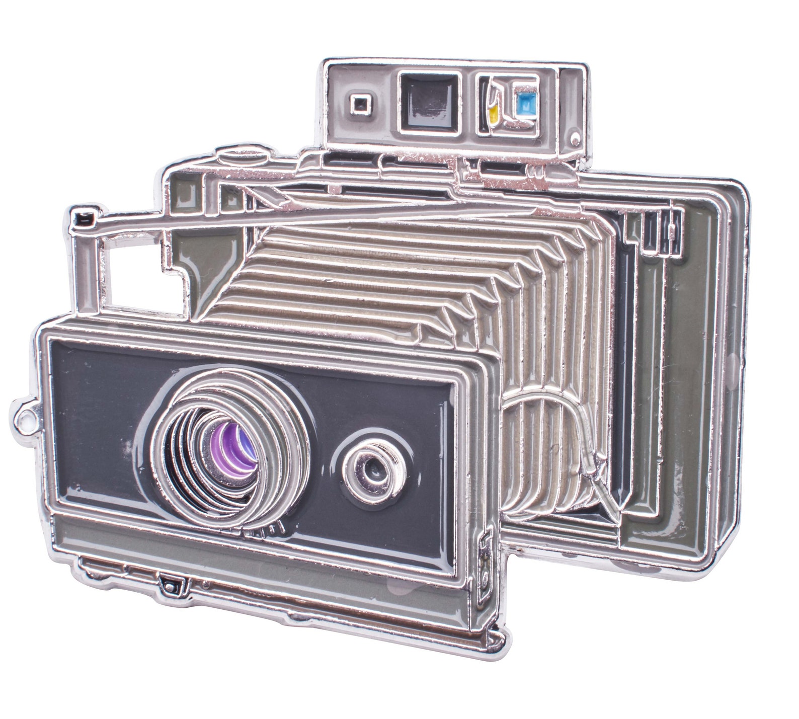 Polaroid Large Format Land Film Camera Enamel Pin Etsy