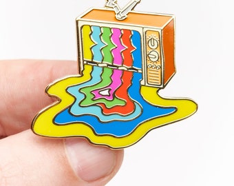 Melting Screen Tv Pin