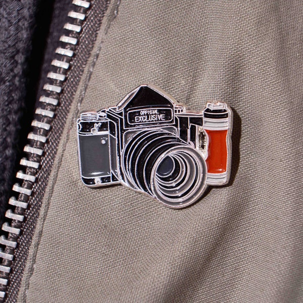 Pentax 6x7 120 Medium Format Film Camera Enamel Pin