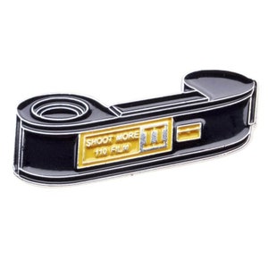 Shoot More 110 Film Hard Enamel Pin