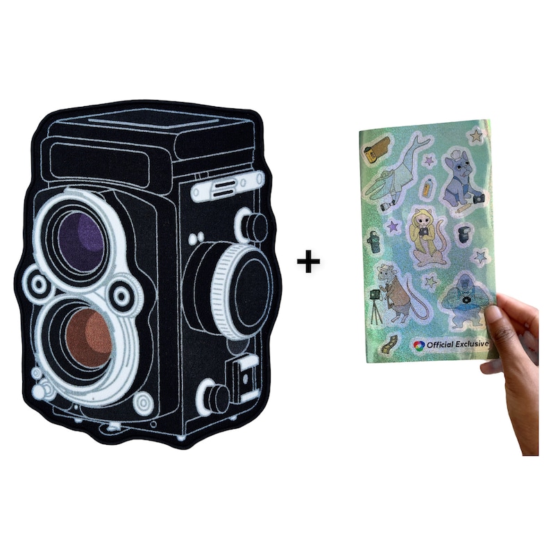 Rolleiflex Camera Mini Rug - Medium Format Film 2.8c 80mm Doormat ...