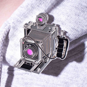 LInhof Technika Large Format Film Camera EnamelPin