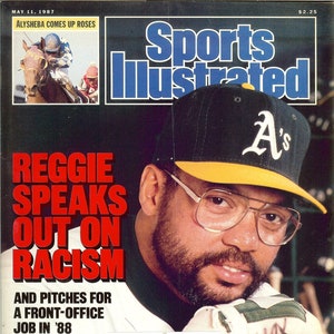 Vintage May 11, 1987 Sports Illustrated Magazines Reggie Speaks Out on Racism (Vintage Sports Magazines Magazine Memorabilia)