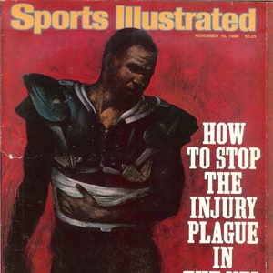 Vintage November 10, 1986 Sports Illustrated Magazines How to Stop Injury Plague in the NFL (Vintage Sports Magazines Magazine Memorabilia)