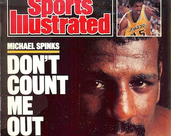 Vintage June 20, 1988 Sports Illustrated Magazines Don't Count Me Out Michael Spinks (Vintage Sports Magazines Magazine Memorabilia)