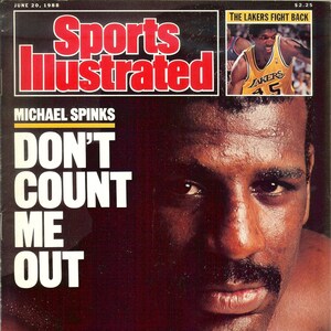 Vintage June 20, 1988 Sports Illustrated Magazines Don&#39;t Count Me Out Michael Spinks (Vintage Sports Magazines Magazine Memorabilia)