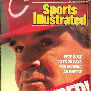 Vintage May 9, 1988 Sports Illustrated Magazines Suspended! Pete Rose (Vintage Sports Magazines Magazine Memorabilia)