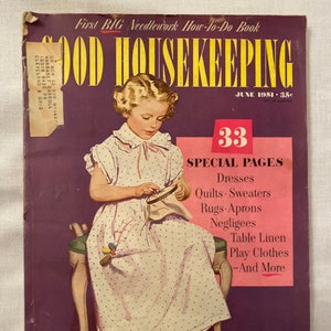 Vintage Good Housekeeping Magazine/Catalog (1950s - June 1951)