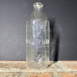 Vintage jaren 1920-1960 Pyrex babyfles (8 oz - gemaakt in de VS) - antieke babyfles Retro Pyrex antieke Pyrex Vintage Pyrex Vintage babyfles