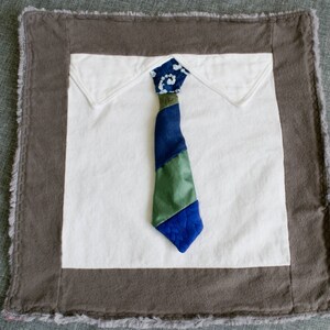 Baby Ties Lovey / Tactile lovey with Crinkle