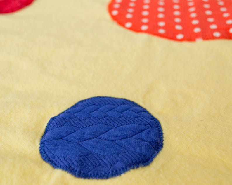 Circles Baby Blanket / Tummy Time Mat / Sensory Blanket with Etsy