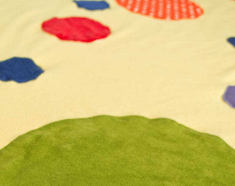 Circles Baby Blanket / Tummy Time Mat / Sensory Blanket with Etsy