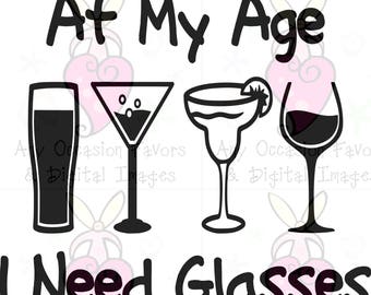 At My Age I Need Glasses, SVG