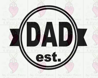 Dad EST. Banner