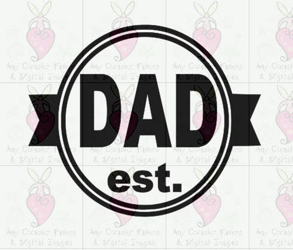 Download Dad Est Banner Etsy