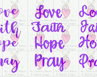 Amor, fe, esperanza y oración