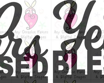 Adorno para tarta o centro de mesa con 70 años de bendición