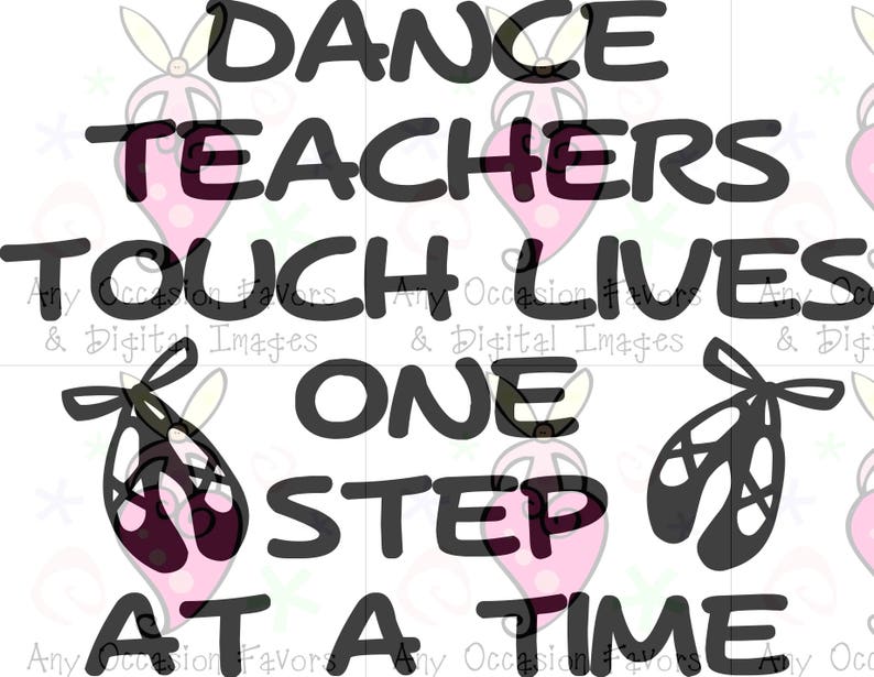 Download Los profesores de danza tocan vidas | Etsy
