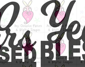 Adorno para tarta o centro de mesa con 30 años de bendición