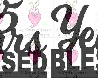 Adorno para tarta/centro de mesa con 85 años de bendición