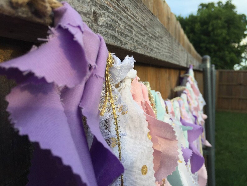 Pastel Pink Gold Strip Accents Pastel Blue Pastel Purple White Lace Gold Sequin Fabric Gold and White Polka Dot Print