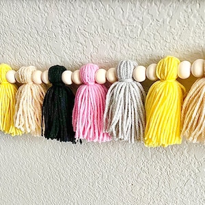 Pencil Theme Teacher Banner: Classroom Decor with Tassels
