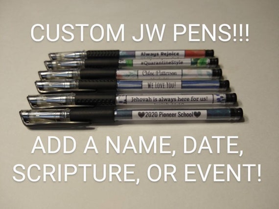2021 JW Powerful by Faith Regional Convention pens gift pioneer baptism gift note taking