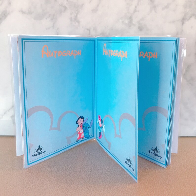 Disney Mickey Mouse Passport and Autograph Book Surprise Disney Trip
