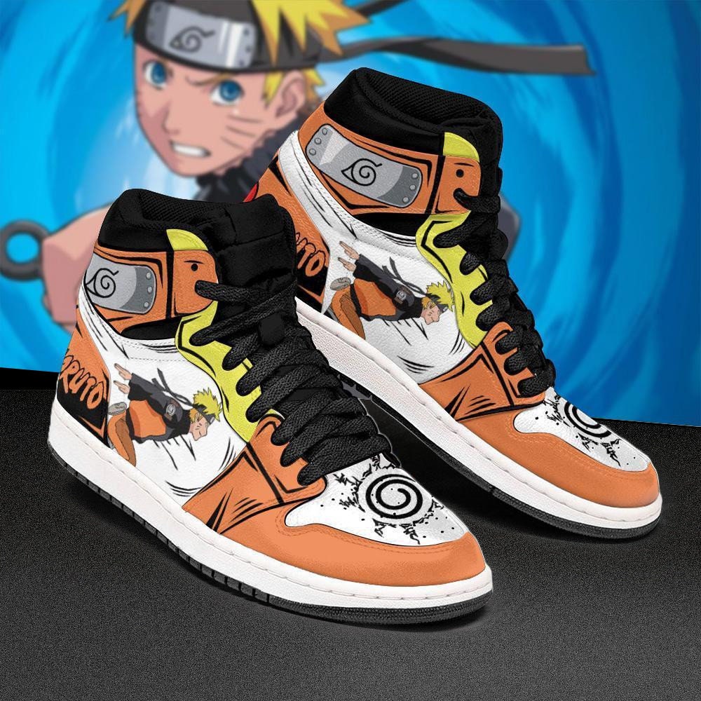 Uzumaki Run Jd1s Sneakers Funny Custom Anime Shoes For Fan
