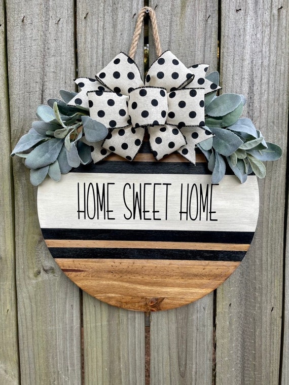 Front Door Decor Year Round Door Hanger Everyday Door Etsy