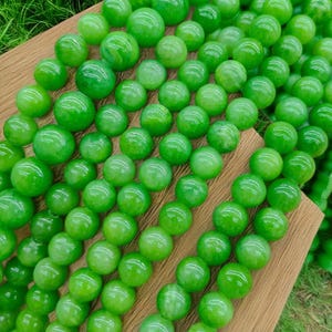 Green Mountain Jade smooth round Beads,4mm 6mm 8mm 10mm 12mm Candy Jade Beads,Jade Beads 15&quot; strand DIY Accessories
