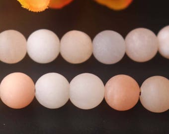 Matte Pink Aventurine Gemstone Round beads,4mm 6mm 8mm 10mm 12mm Matte Pink Aventurine beads supply.15" strand