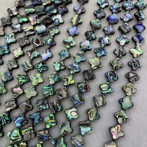 10pcs Natural Abalone Mosaic Beads,6mm 8mm 10mm 12mm 15mm DIY Accessories necklace,earrings